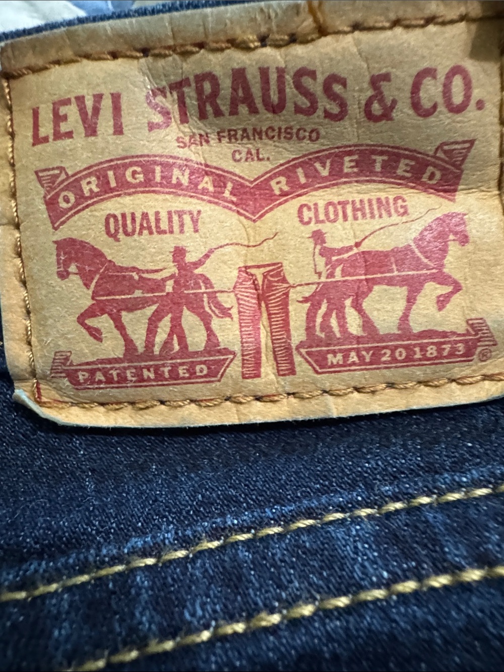 Levi’s Classic boot cut Dark Wash denim,light stretch Jeans,western,elevated - Picture 9 of 11